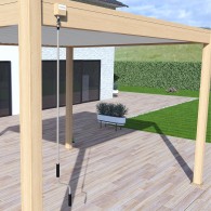 Acquista Pergola bioclimatica Ombréa autoportante