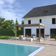 Acquista Pergola bioclimatica Ombréa autoportante