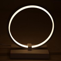 Lampada da tavolo 15W 890Lm 2700ºK LED circolare dimmerabile