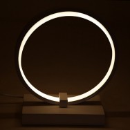 Lampada da tavolo 15W 890Lm 2700ºK LED circolare dimmerabile
