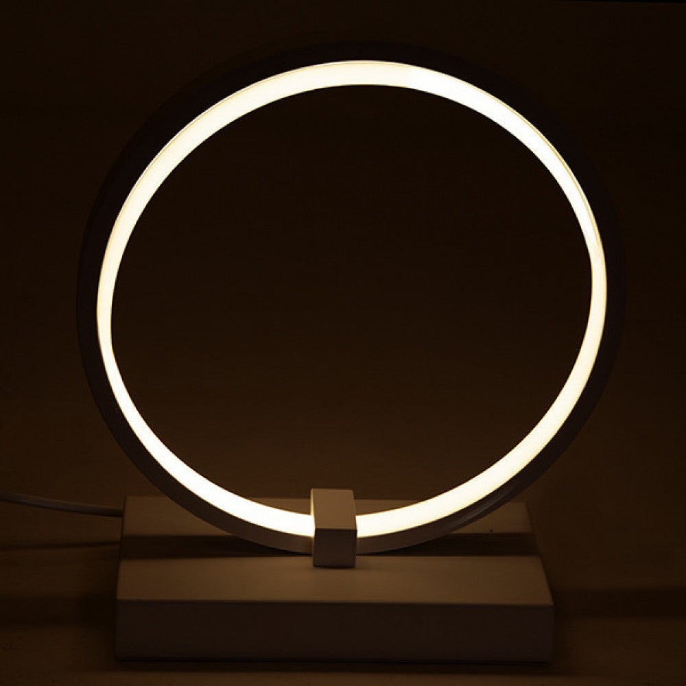 Lampada da tavolo 15W 890Lm 2700ºK LED circolare dimmerabile Lampada da tavolo 15W 890Lm 2700ºK LED circolare dimmerabile