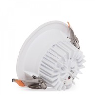 Faretto LED circolare da incasso 7W 980Lm 2700ºK Antiriflesso