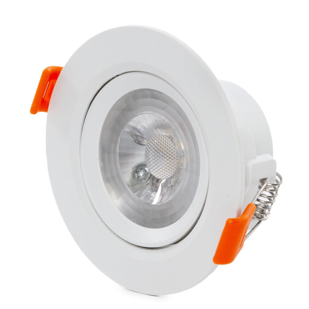 Faretto da incasso circolare a LED 7W 589Lm 2700ºK 40. Faretto da incasso circolare a LED 7W 589Lm 2700ºK 40.