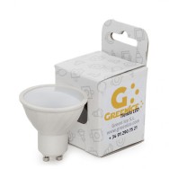 Lampadina LED GU10 6W 468Lm 2700ºK Custodia personalizzata