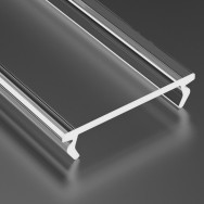 Doppio diffusore PMMA Profiloes SILEDA, inSILEDA, DILEDA