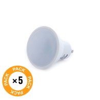 Confezione da 5 Lampadine LED GU10 6W 468Lm 2700ºK 40.