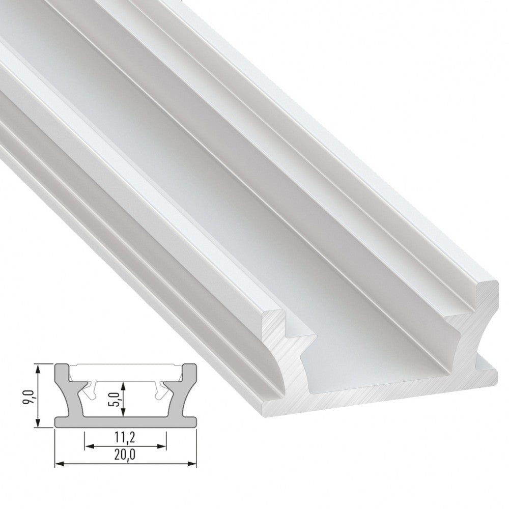 Profilo Alluminio Tipo TERRA 2,02M Profilo Alluminio Tipo TERRA 2,02M