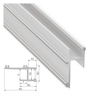 Profilo Alluminio APA12 2,02M