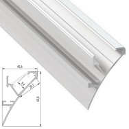 Profilo Alluminio LOGI 2,02M