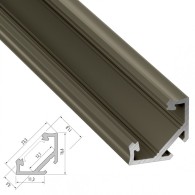 Profilo Alluminio Tipo C 2,02M