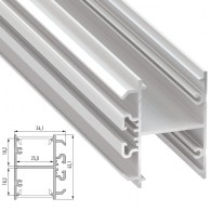 Profilo Alluminio Tipo DOPIO 2,02M