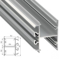 Profilo Alluminio Tipo DOPIO 2,02M