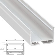 Profilo Alluminio Tipo SILEDA 2,02M