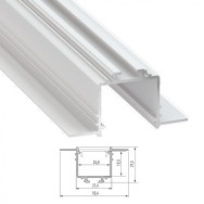 Profilo Alluminio SUBLI 2,02M