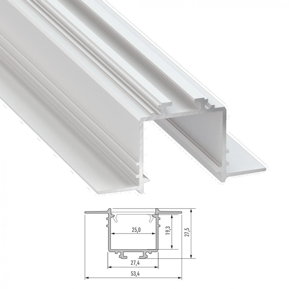 Profilo Alluminio SUBLI 2,02M Profilo Alluminio SUBLI 2,02M