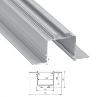 Profilo Alluminio SUBLI 2,02M