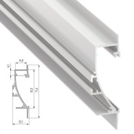 Profilo Alluminio TIANo 2,02M