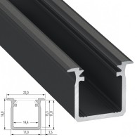 Profilo Alluminio Tipo G 2,02M