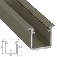 Profilo Alluminio Tipo G 2,02M