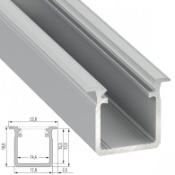 Profilo Alluminio Tipo G 2,02M