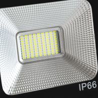 Proiettore LED 50W 5.000Lm 4000ºK Sensore solare 50W + Pannello