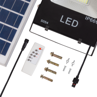 Proiettore LED 50W 5.000Lm 4000ºK Sensore solare 50W + Pannello