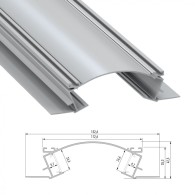 Profilo Alluminio VEDA 2,02M
