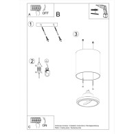 Lampada Da Soffittoiera "Tiube"