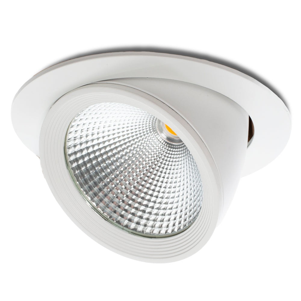 Faretto LED da incasso 40W 3760Lm 2700ºK Orientabile UGR17 Faretto LED da incasso 40W 3760Lm 2700ºK Orientabile UGR17