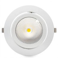Faretto LED da incasso 40W 3760Lm 2700ºK Orientabile UGR17