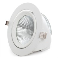 Faretto LED da incasso 40W 3760Lm 2700ºK Orientabile UGR17