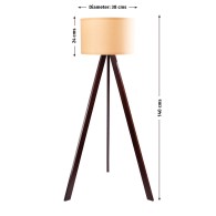 Lampada da pavimento "Jaipur"