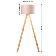 Lampada da pavimento "Pyongyang"