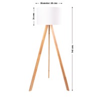 Lampada da pavimento "Pyongyang"