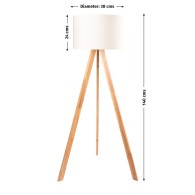 Lampada da pavimento "Pyongyang"