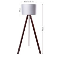 Lampada da pavimento "Kano"