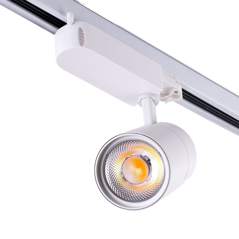 Faretto da binario LED 30W 2527Lm CRI90 2700ºK Trifase 40. Faretto da binario LED 30W 2527Lm CRI90 2700ºK Trifase 40.