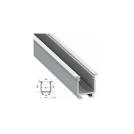 Profilo Alluminio Tipo W 2,02M