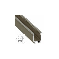Profilo Alluminio Tipo W 2,02M