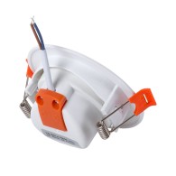 Faretto da incasso circolare a LED 7W 562Lm 2700ºK 38º 40.