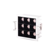 Faretto LED da incasso 10W 648Lm 2700ºK Rettangolare PRO