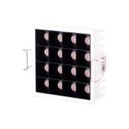 Faretto LED da incasso 15W 1079Lm 2700ºK Rettangolare PRO