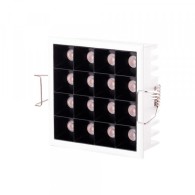 Faretto LED da incasso 15W 1079Lm 2700ºK Rettangolare PRO