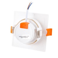 Faretto LED da incasso 7W 589Lm 2700ºK Rettangolare Inclinabile