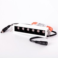 Faretto LED da incasso 8W 575Lm 2700ºK Rettangolare PRO SMD3030
