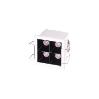 Faretto LED da incasso 5W 360Lm 2700ºK Rettangolare PRO SMD3030