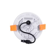Piastra LED 8W 535Lm 2700ºK Circolare senza cornice 40.