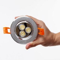 Faretto LED Downlight 3W 281Lm 2700ºK Circolare 40.
