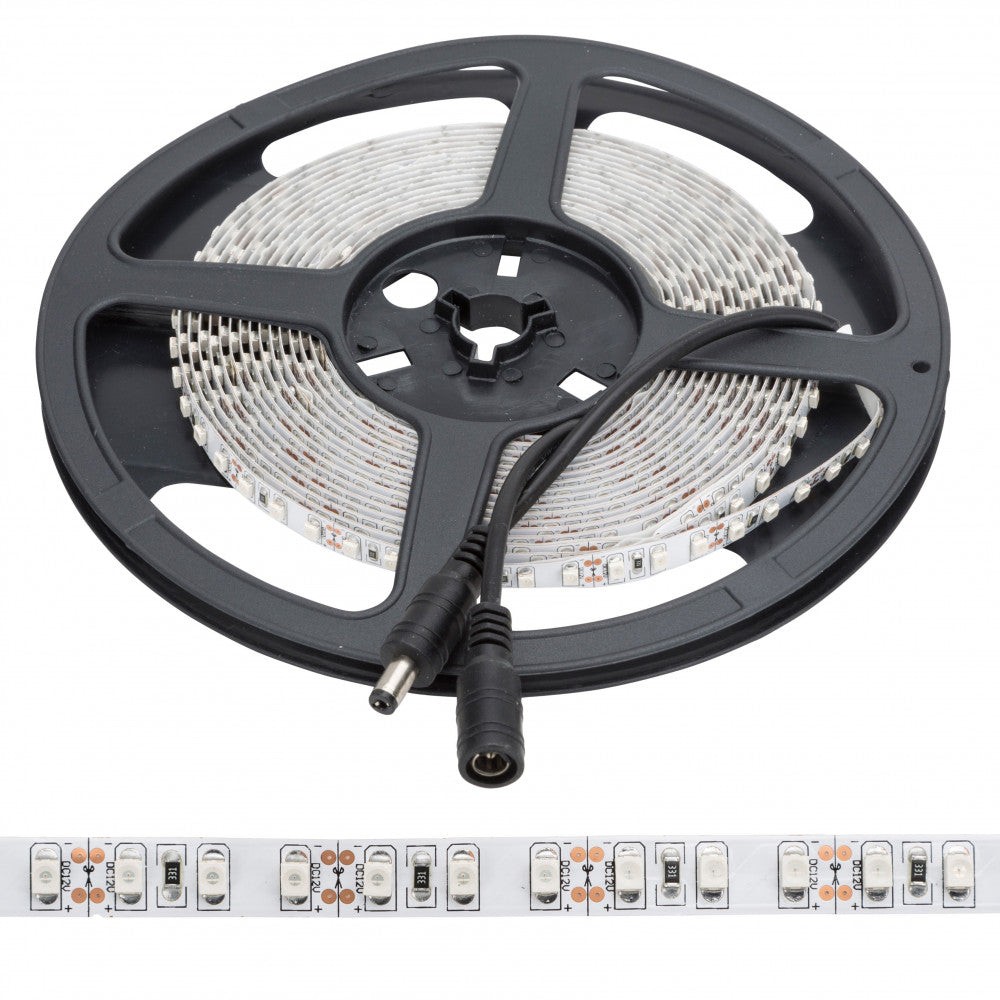 Striscia da 600 LED 48W 2.400Lm SMD3528 12VDC x5M 40. Striscia da 600 LED 48W 2.400Lm SMD3528 12VDC x5M 40.
