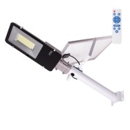 Lampione stradale a LED solare, telecomando, dimmerabile